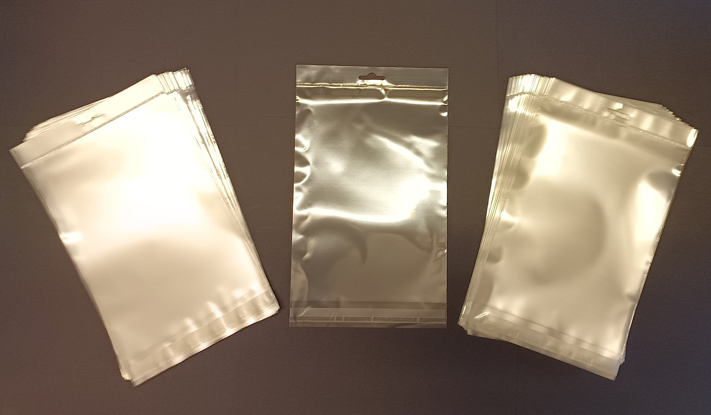 A5/C5 Euro Slot Header Bags - Self Seal - Retail Display Bags