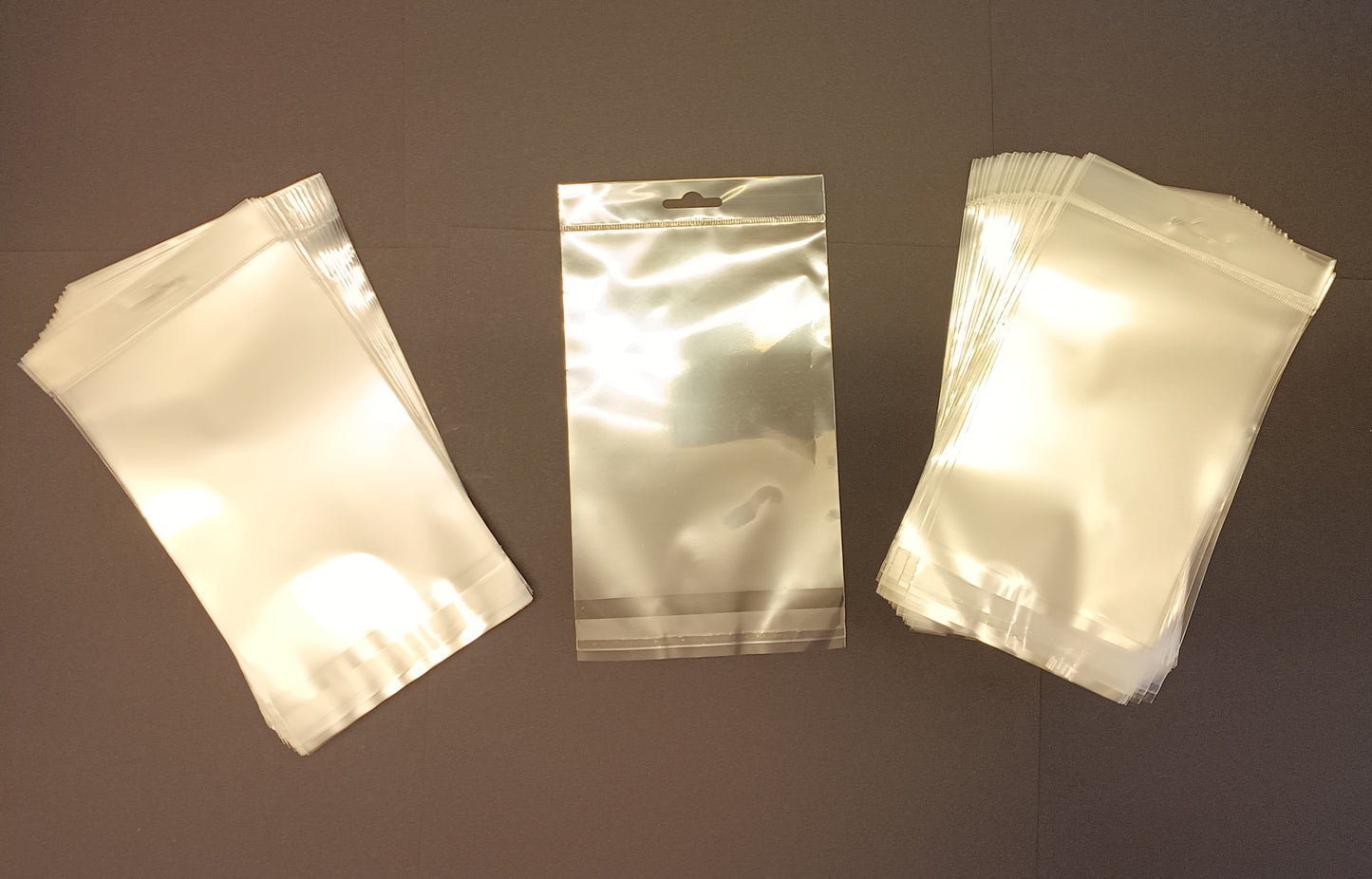 A6/C6 Euro Slot Header Bags - Self Seal - Retail Display Bags