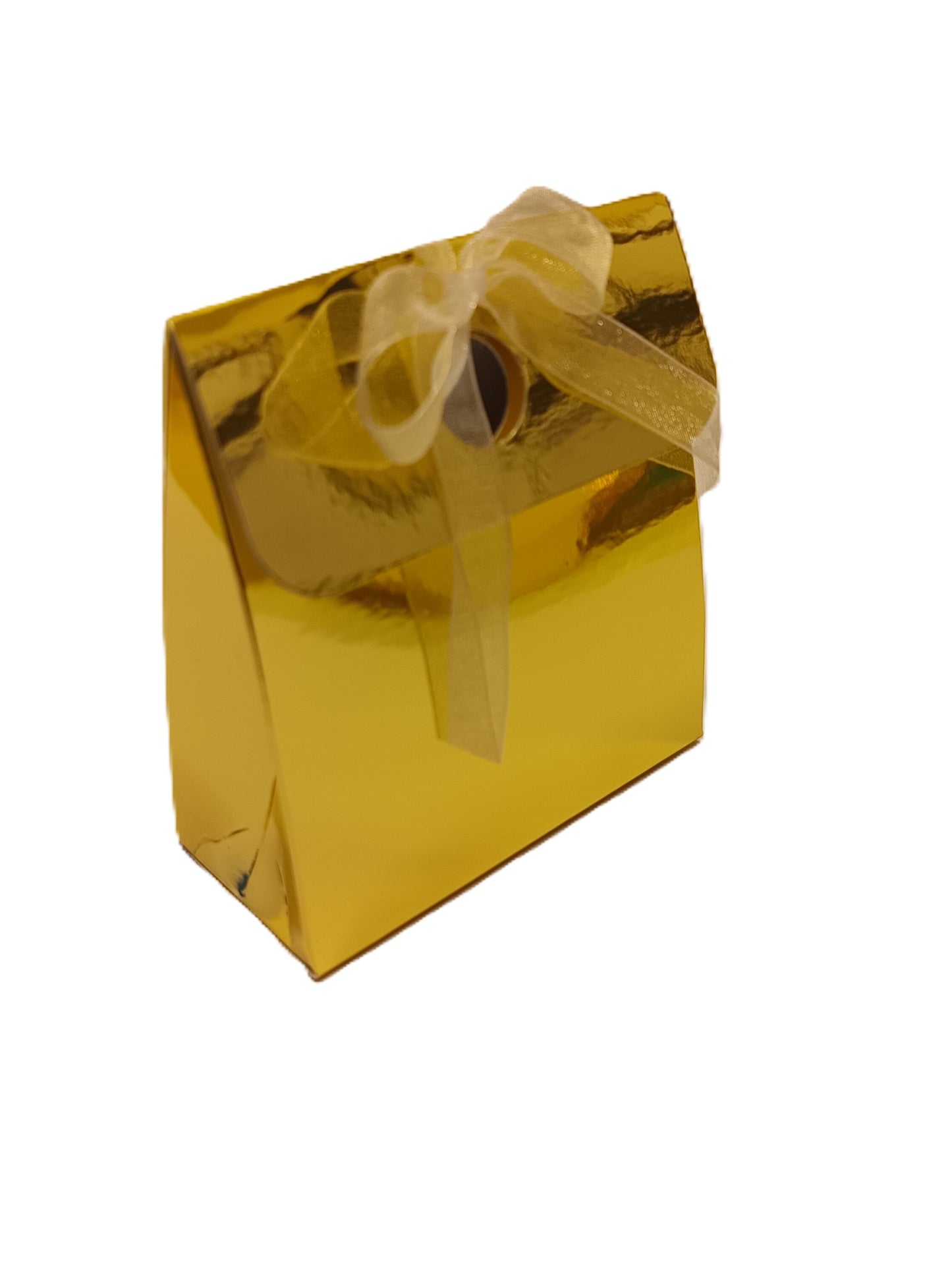 Luxury Mirror Gold Gift Favour Boxes For Weddings - Parties