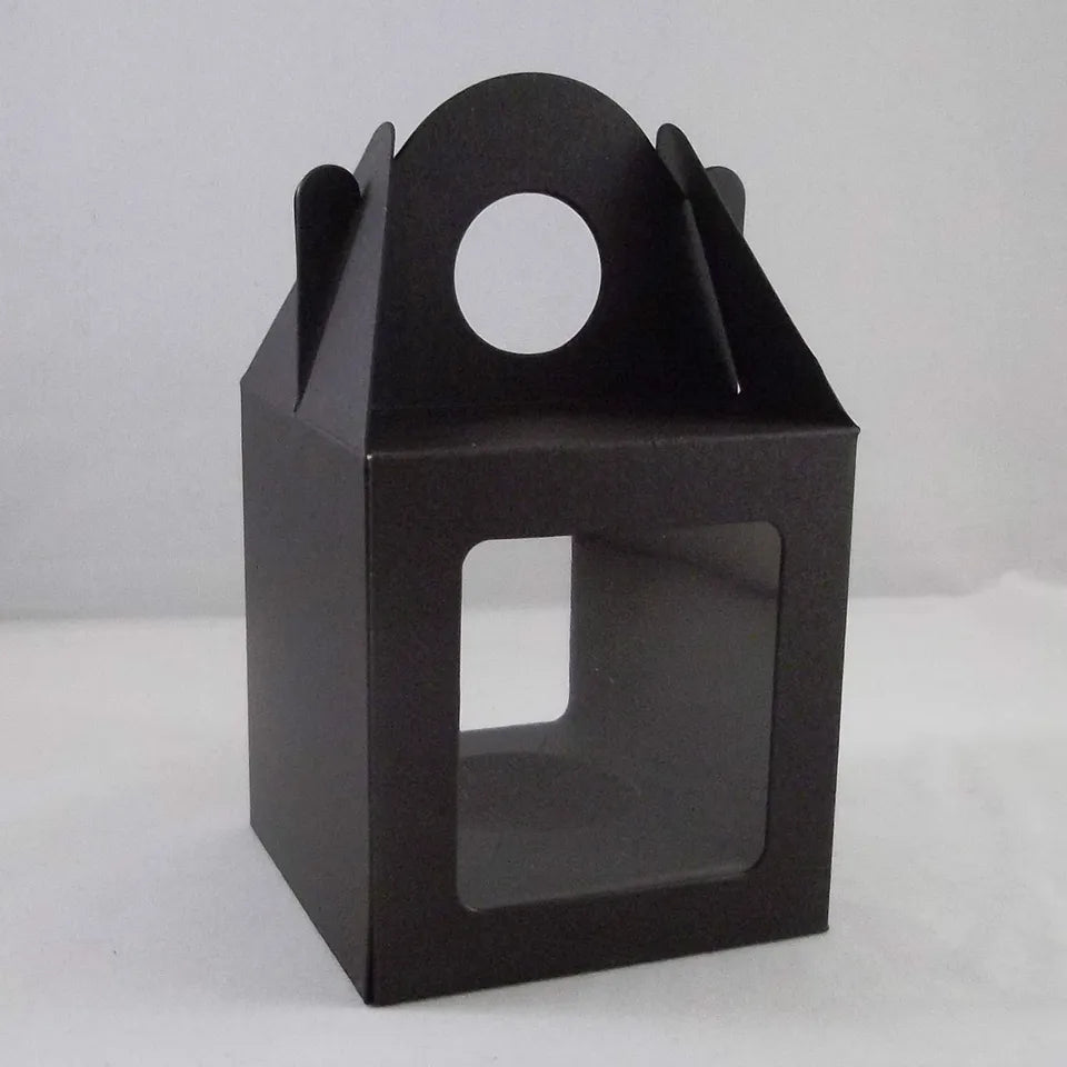 Black Cupcake Muffin Presentation Box