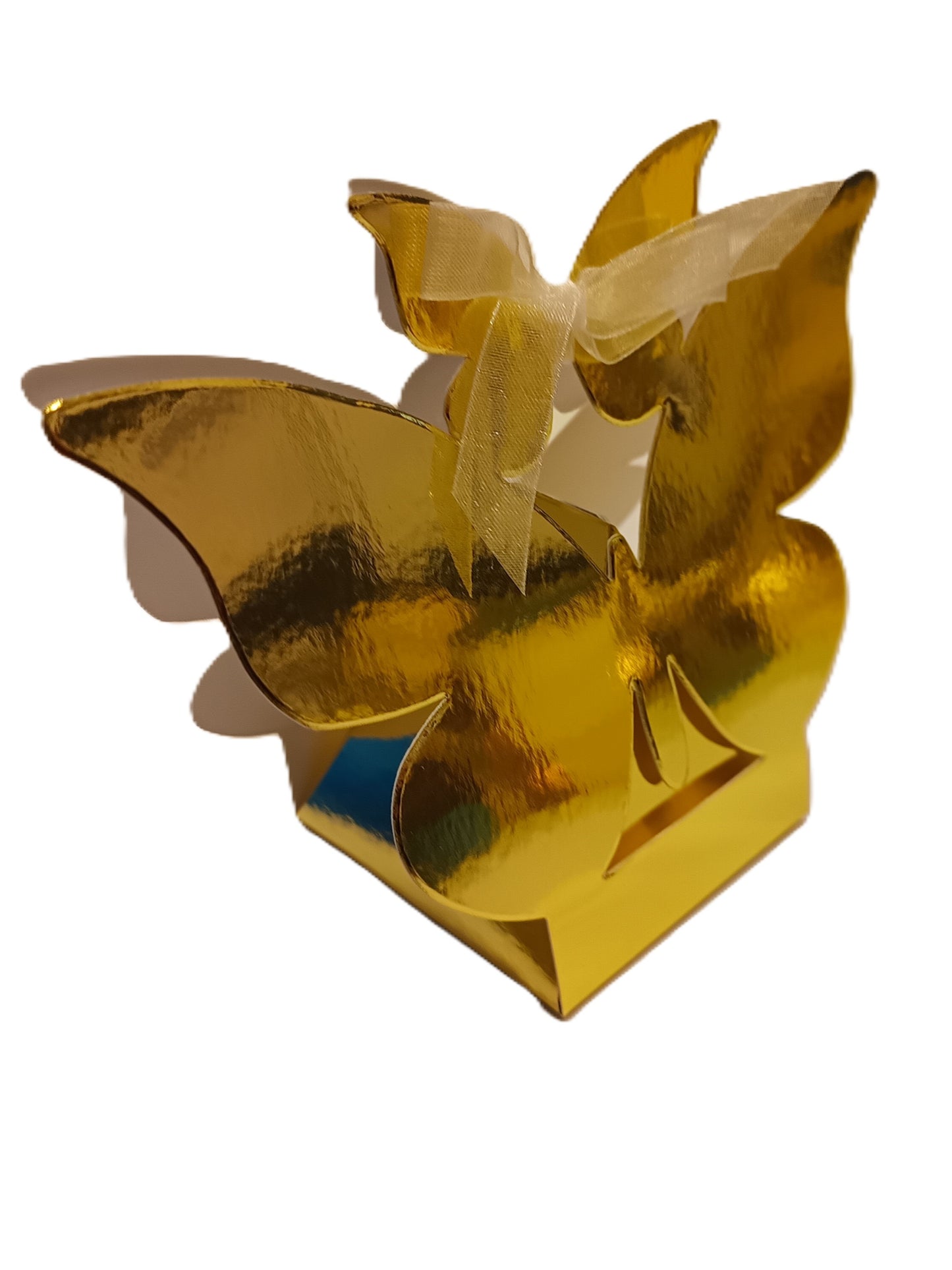 Luxury Mirror Gold Gift Favour Boxes For Weddings - Parties