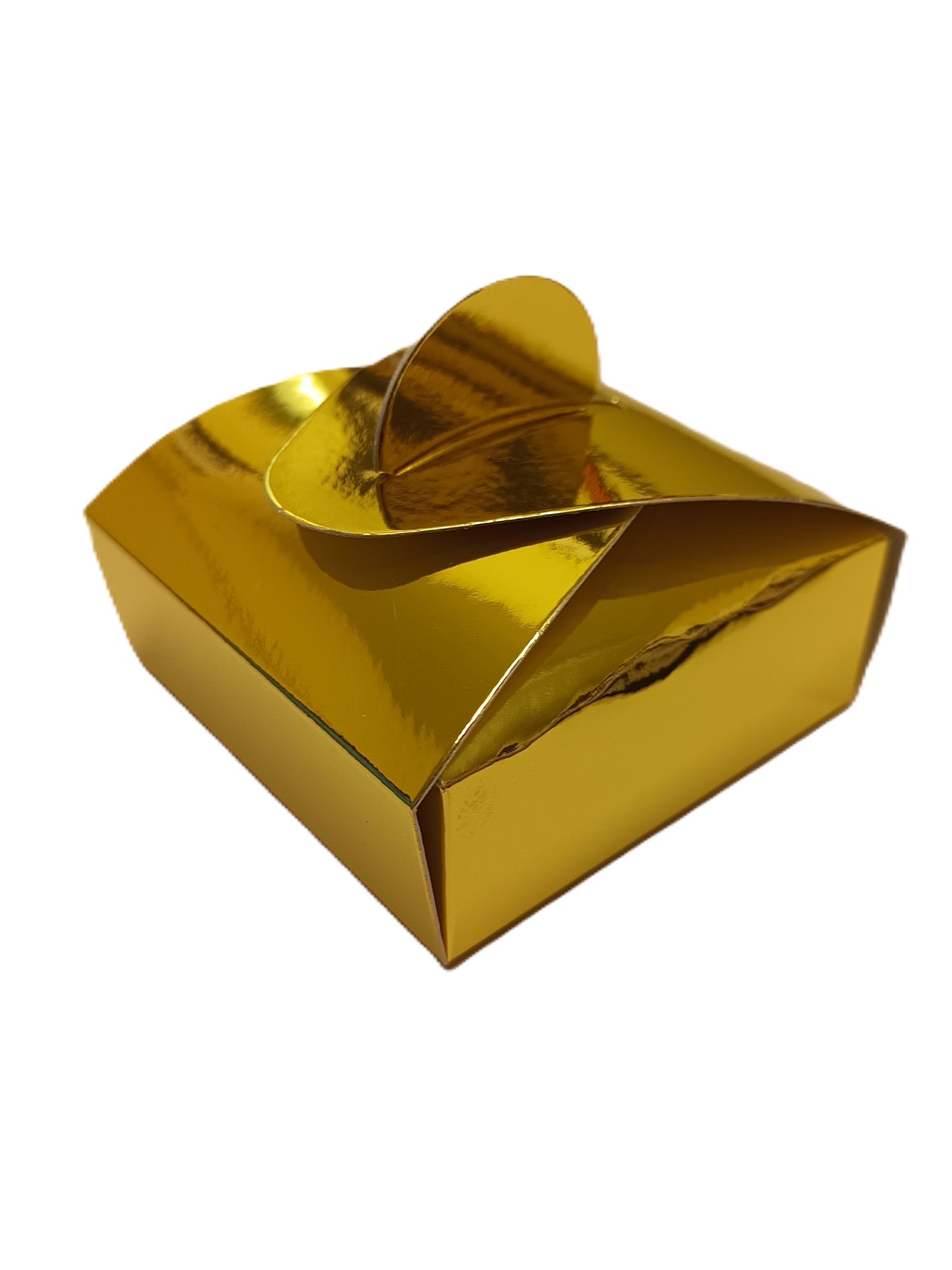 Luxury Mirror Gold Gift Favour Boxes For Weddings - Parties
