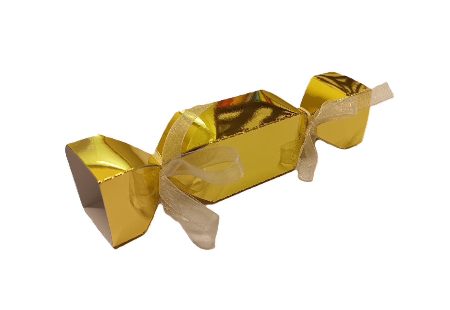 Luxury Mirror Gold Gift Favour Boxes For Weddings - Parties