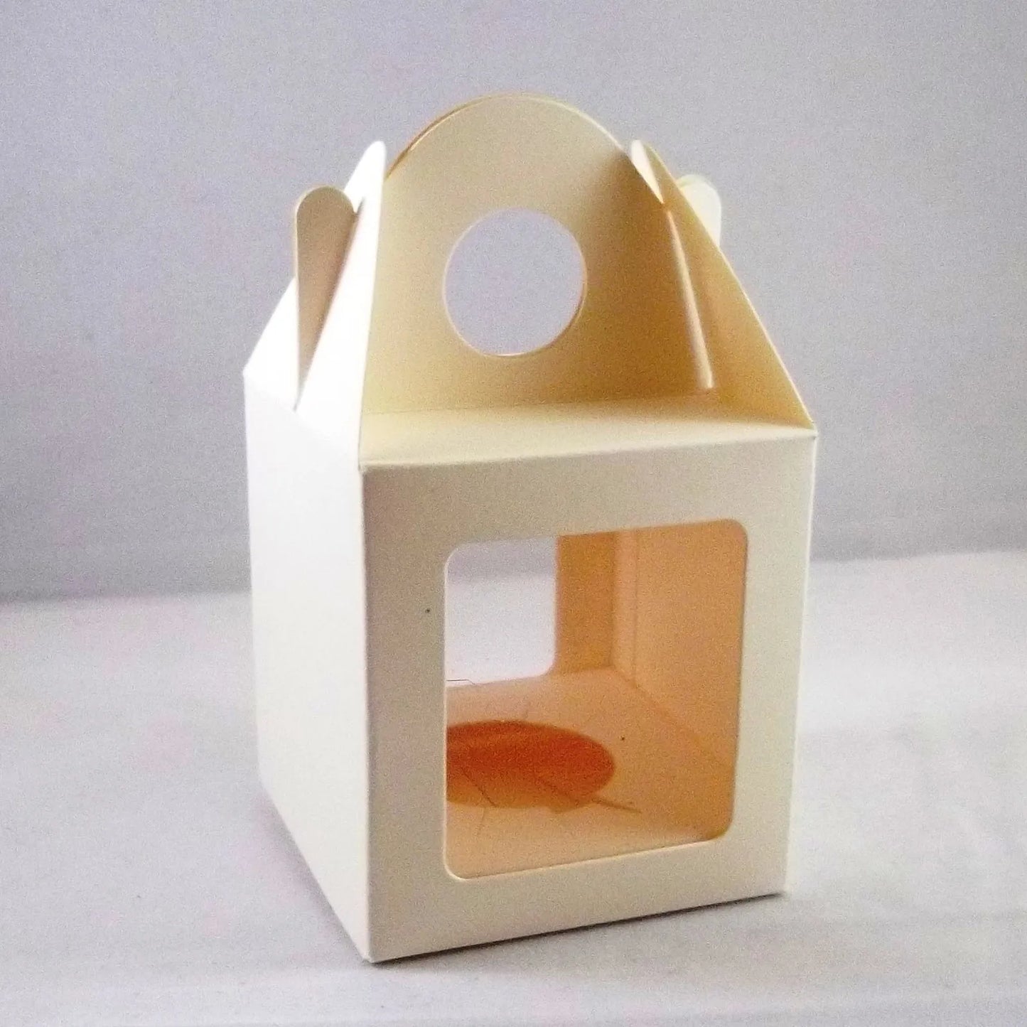 Cream Cupcake Muffin Presentation Box