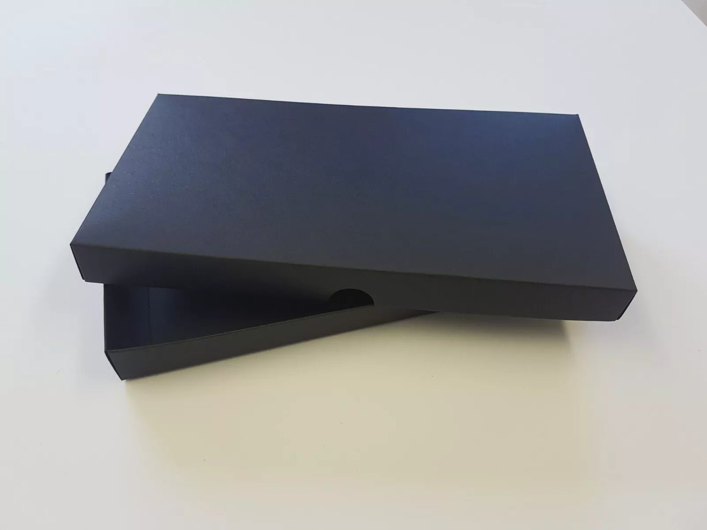 DL Black Wedding Invite / Greeting Card Boxes (SOLID LID)