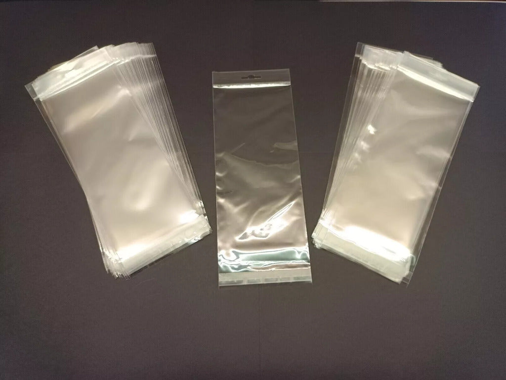 DL Euro Slot Header Bags - Self Seal - Retail Display Bags