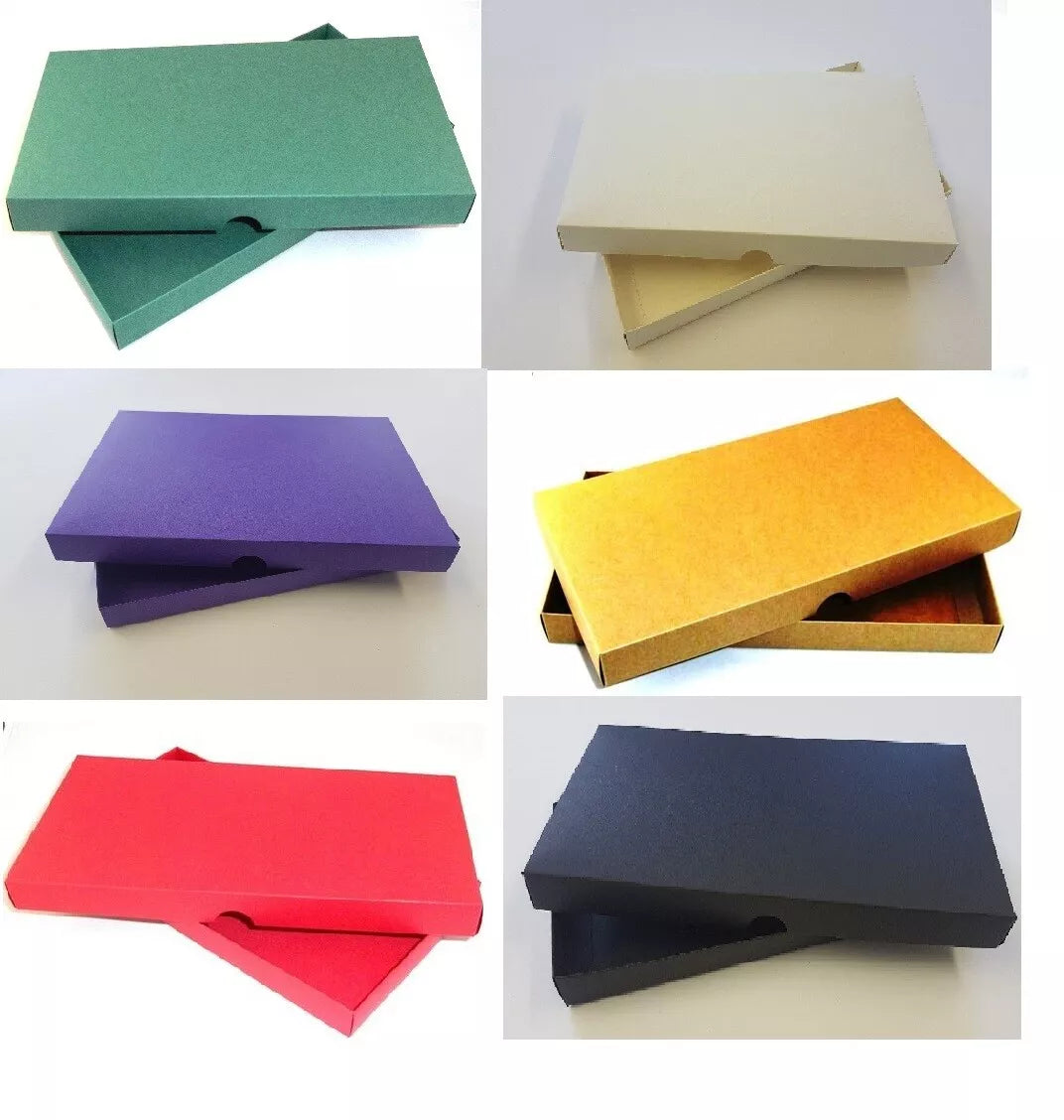 Luxury DL Coloured Wedding Invite / Greeting Card Boxes (SOLID LID)
