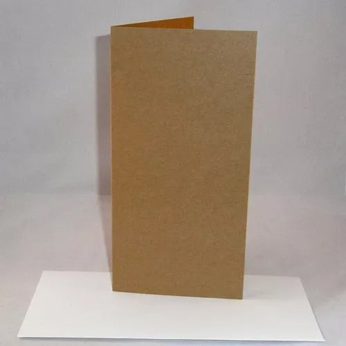 DL Coloured Greeting Card Blanks & Envelopes (STRAIGHT EDGE)