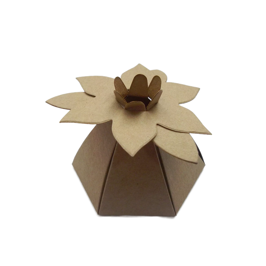 Rustic Eco Friendly Brown Kraft Gift Favour Boxes For Weddings - Parties
