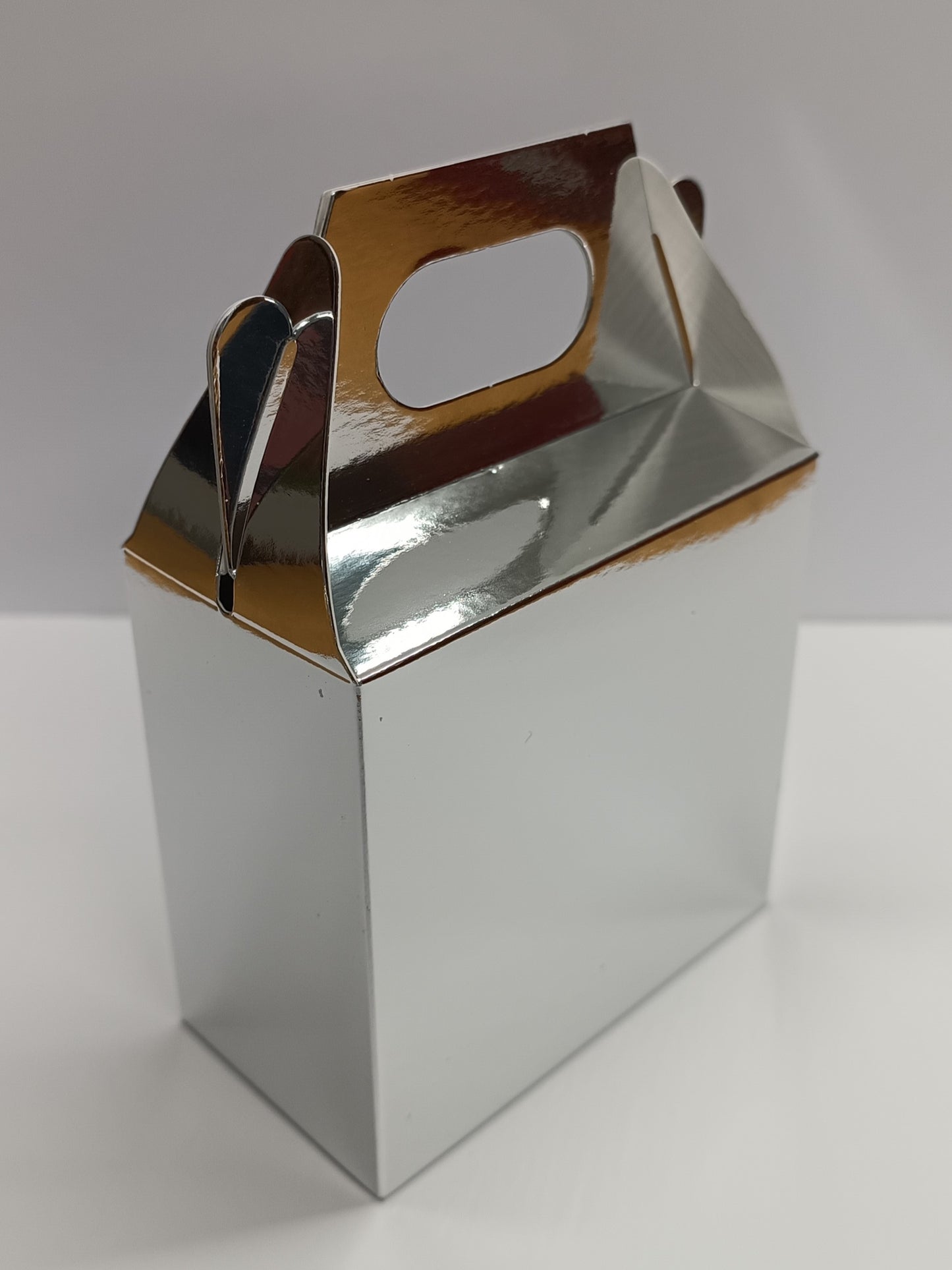 Luxury Mirror Silver Gift Favour Boxes For Weddings - Parties