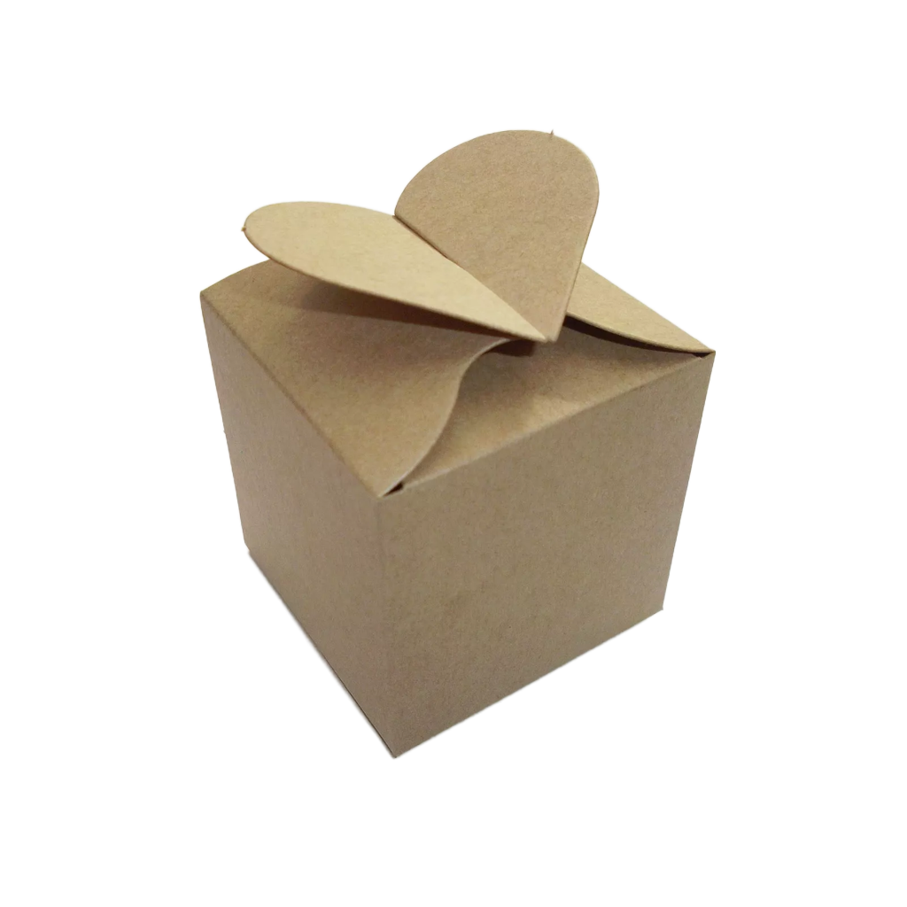 Rustic Eco Friendly Brown Kraft Gift Favour Boxes For Weddings - Parties