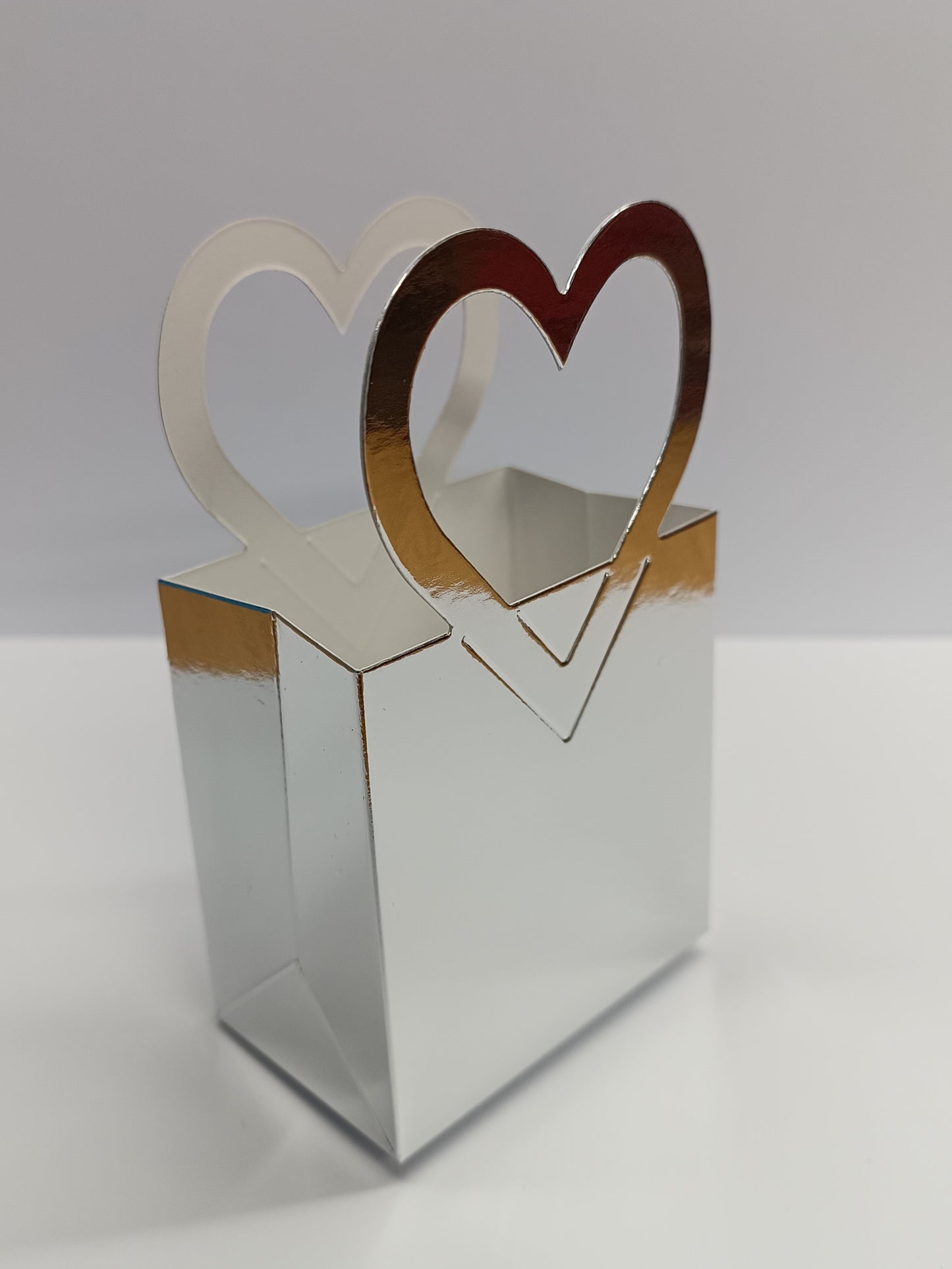 Luxury Mirror Silver Gift Favour Boxes For Weddings - Parties