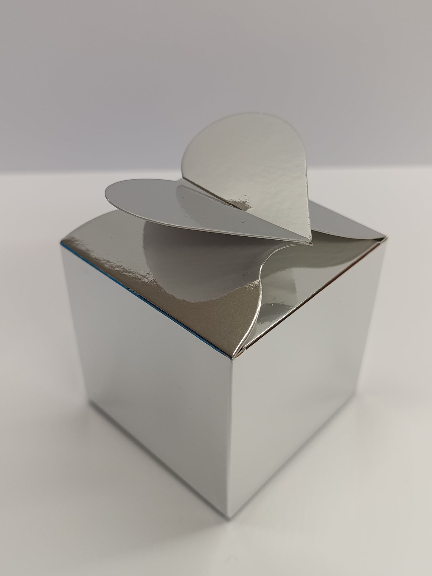 Luxury Mirror Silver Gift Favour Boxes For Weddings - Parties