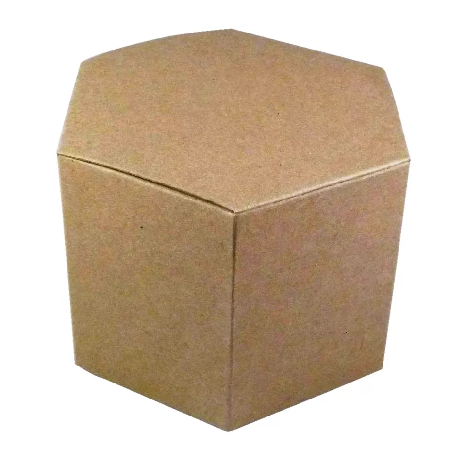 Rustic Eco Friendly Brown Kraft Gift Favour Boxes For Weddings - Parties