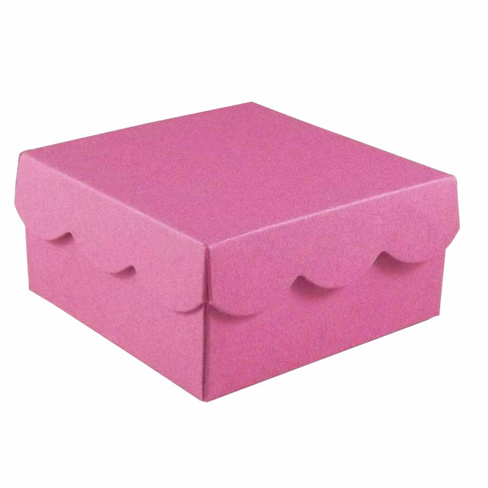 Scallop Lid Wedding Favour Boxes
