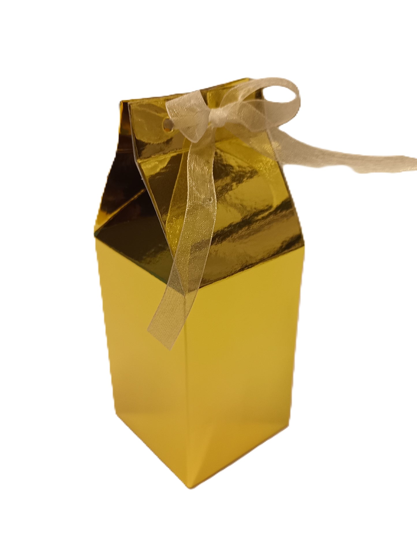 Luxury Mirror Gold Gift Favour Boxes For Weddings - Parties
