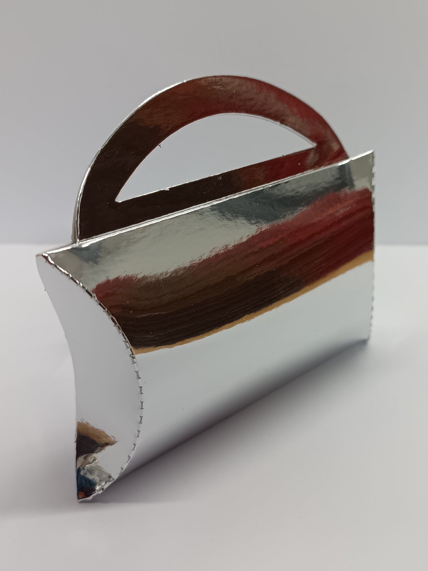 Luxury Mirror Silver Gift Favour Boxes For Weddings - Parties