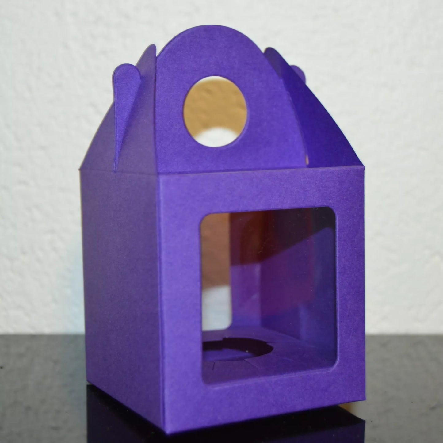 Puple Cupcake Muffin Presentation Box