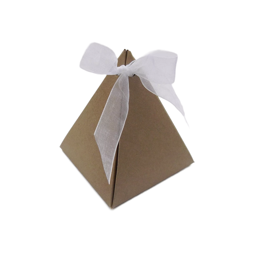 Rustic Eco Friendly Brown Kraft Gift Favour Boxes For Weddings - Parties