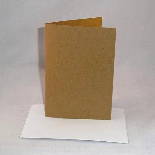 A4 Coloured Greeting Card Blanks & Envelopes (STRAIGHT EDGE)
