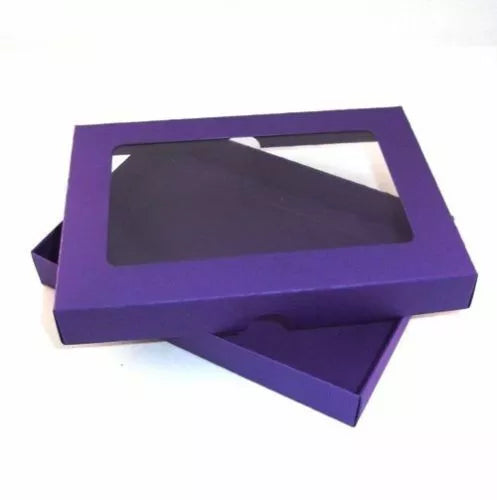 Luxury A4 Coloured Wedding Invite / Greeting Card Boxes (APERTURE LID)