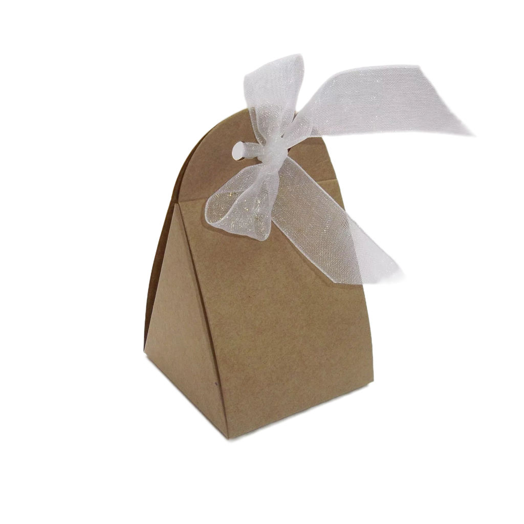 Rustic Eco Friendly Brown Kraft Gift Favour Boxes For Weddings - Parties
