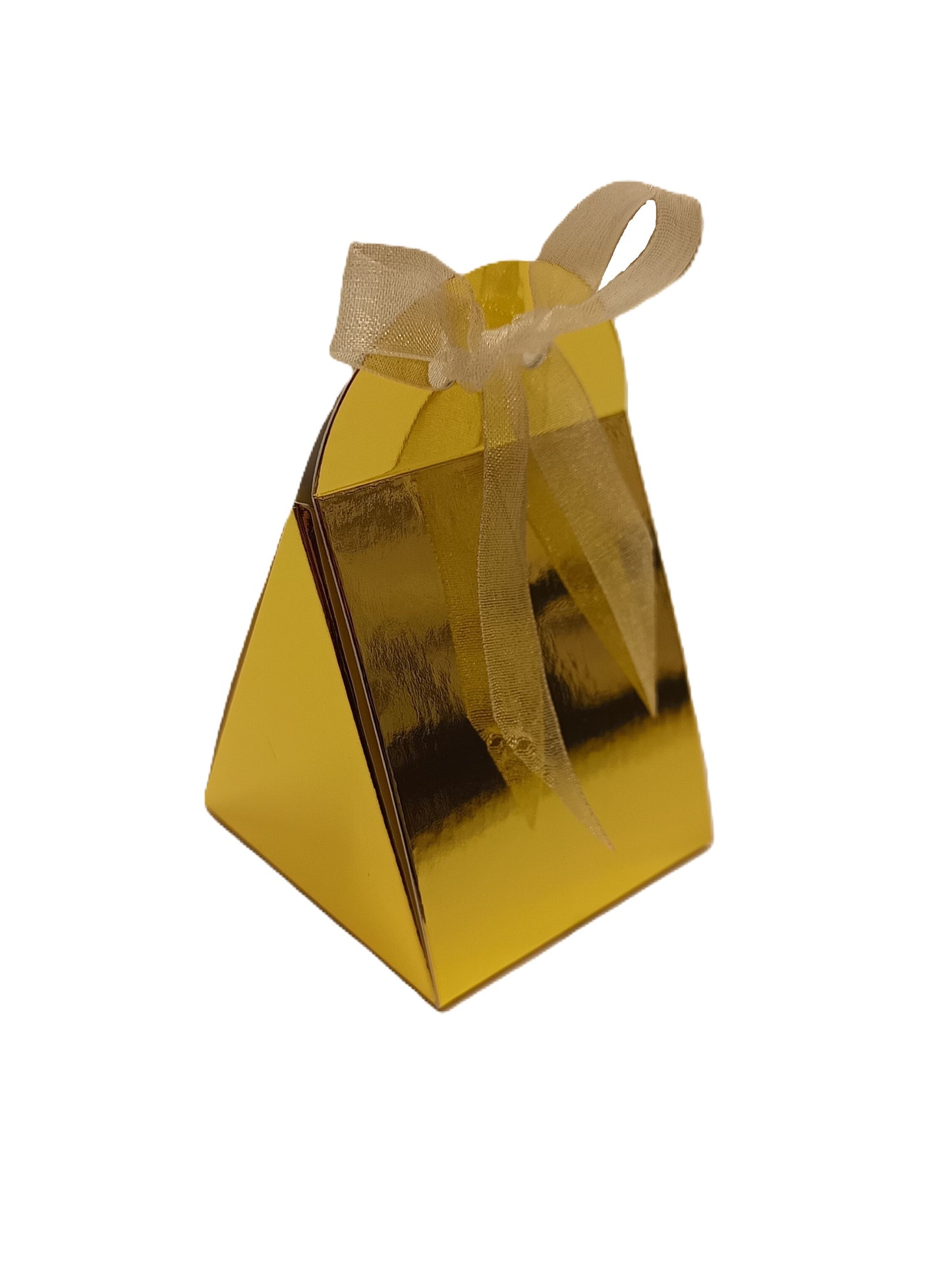 Luxury Mirror Gold Gift Favour Boxes For Weddings - Parties