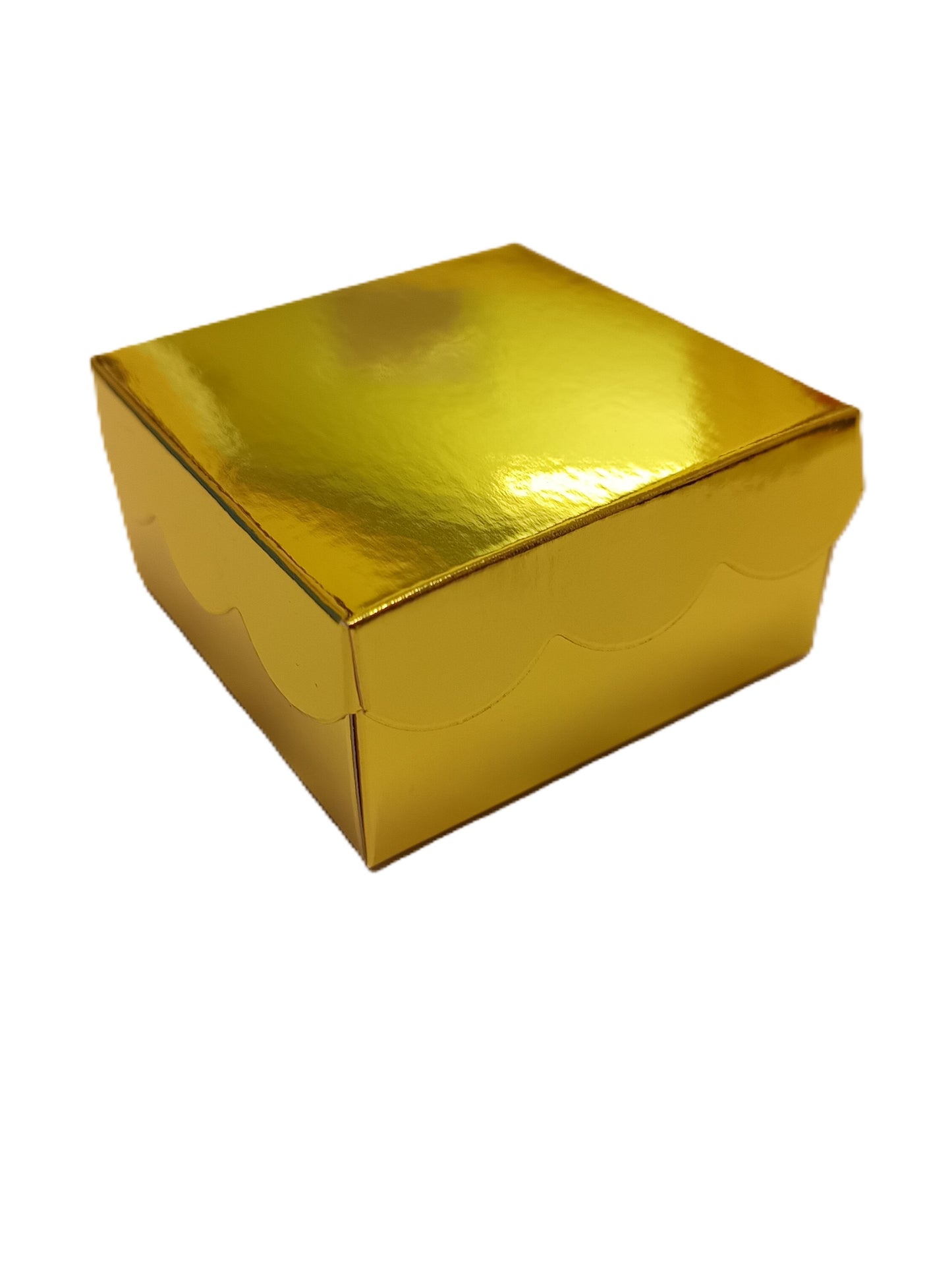 Luxury Mirror Gold Gift Favour Boxes For Weddings - Parties