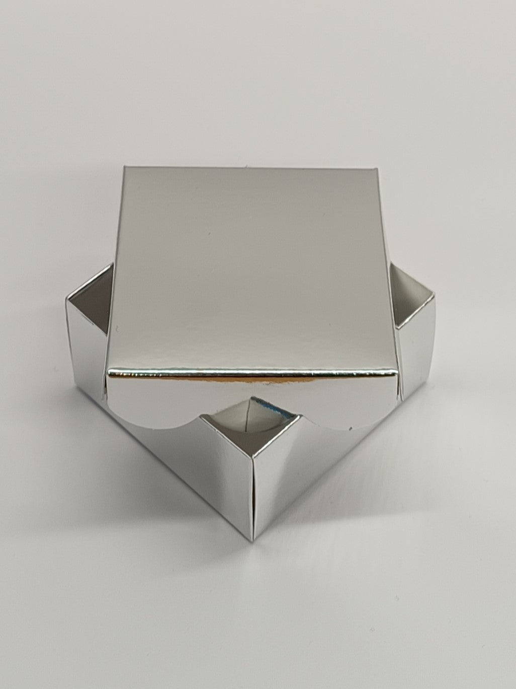 Luxury Mirror Silver Gift Favour Boxes For Weddings - Parties