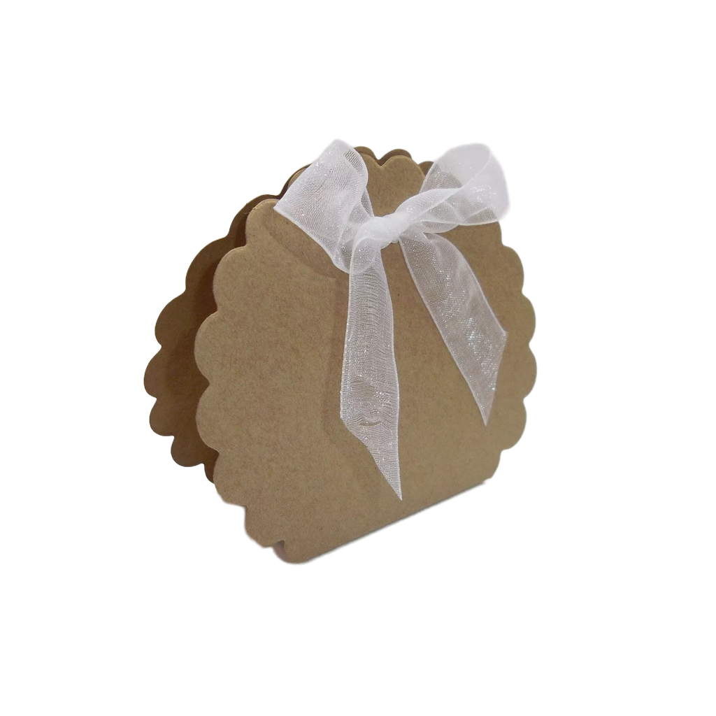Rustic Eco Friendly Brown Kraft Gift Favour Boxes For Weddings - Parties