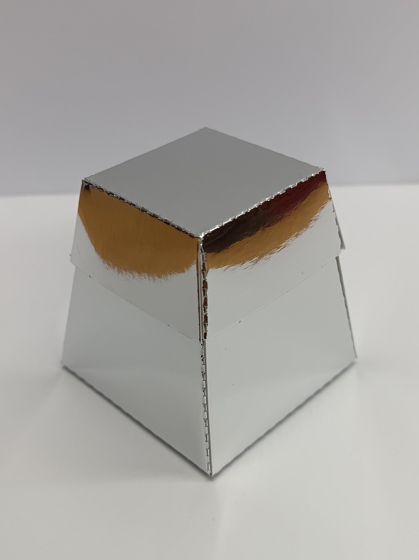 Luxury Mirror Silver Gift Favour Boxes For Weddings - Parties