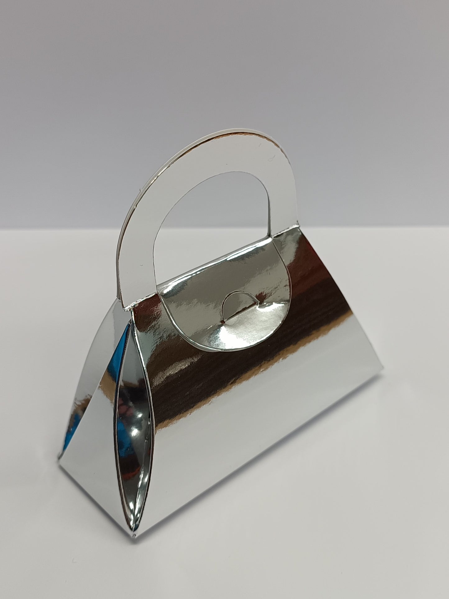 Luxury Mirror Silver Gift Favour Boxes For Weddings - Parties