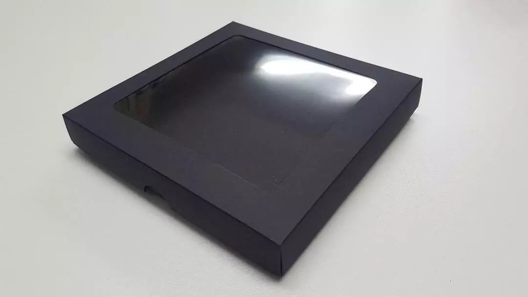 Luxury 5"x 5" Coloured Wedding Invite / Greeting Card Boxes (APERTURE LID)