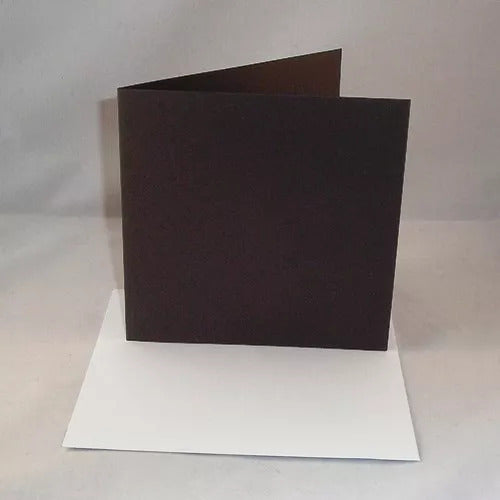 7" x 7" Coloured Greeting Card Blanks & Envelopes (STRAIGHT EDGE)