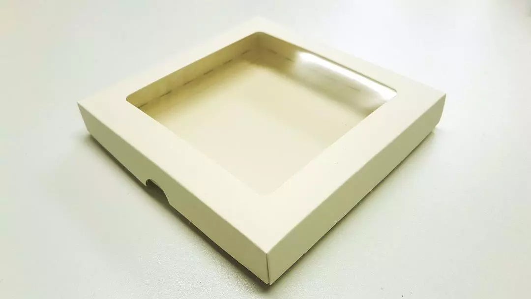 Luxury 5"x 5" Coloured Wedding Invite / Greeting Card Boxes (APERTURE LID)