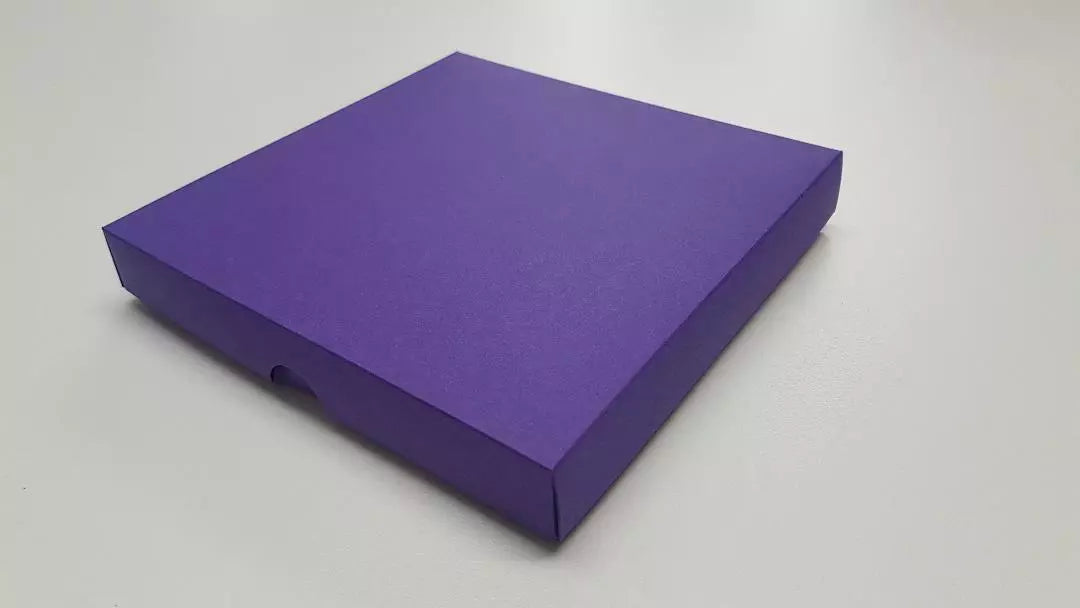 Luxury 9"x 9" Coloured Wedding Invite / Greeting Card Boxes (SOLID LID)