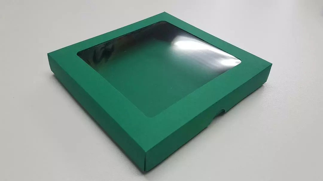Luxury 5"x 5" Coloured Wedding Invite / Greeting Card Boxes (APERTURE LID)