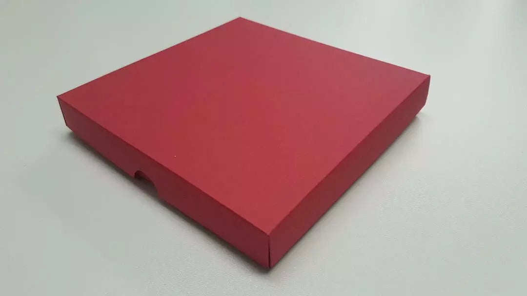 Luxury 9"x 9" Coloured Wedding Invite / Greeting Card Boxes (SOLID LID)