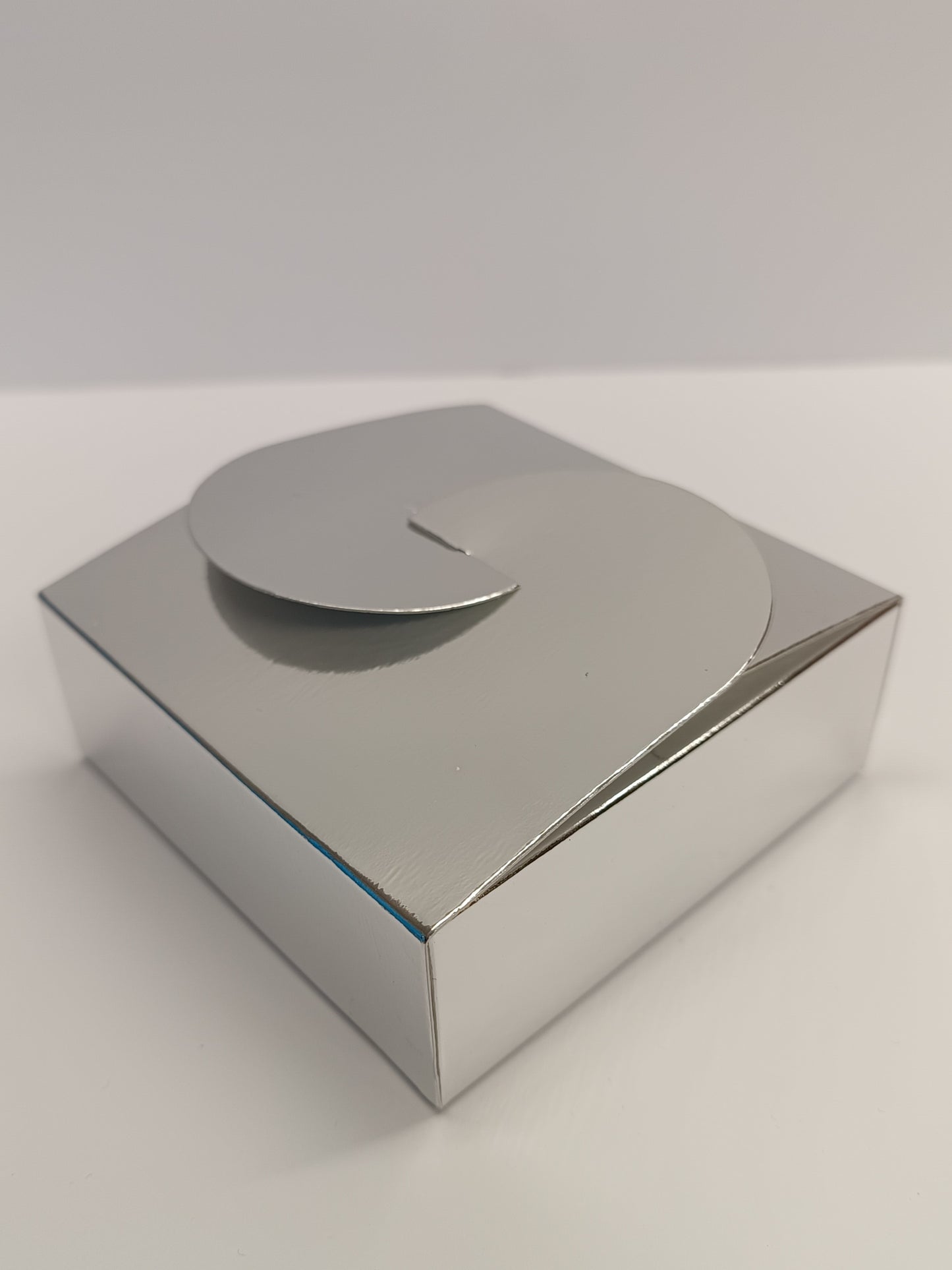 Luxury Mirror Silver Gift Favour Boxes For Weddings - Parties