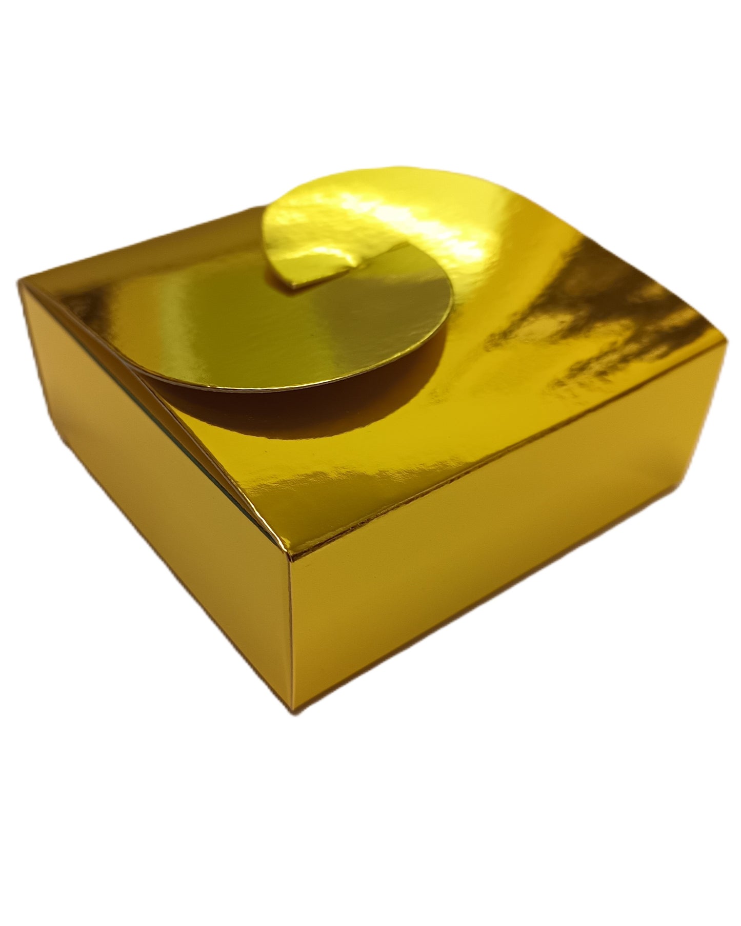 Luxury Mirror Gold Gift Favour Boxes For Weddings - Parties