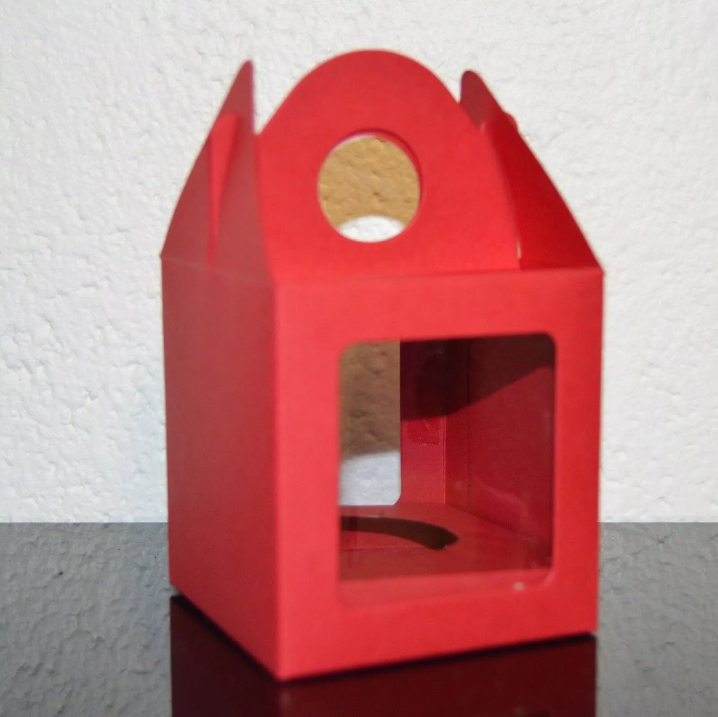 Xmas Red Cupcake Muffin Presentation Box
