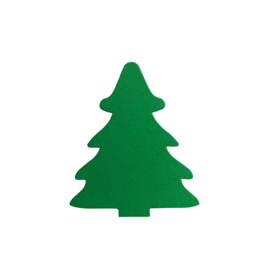 Xmas Green Xmas Tree Card Topper