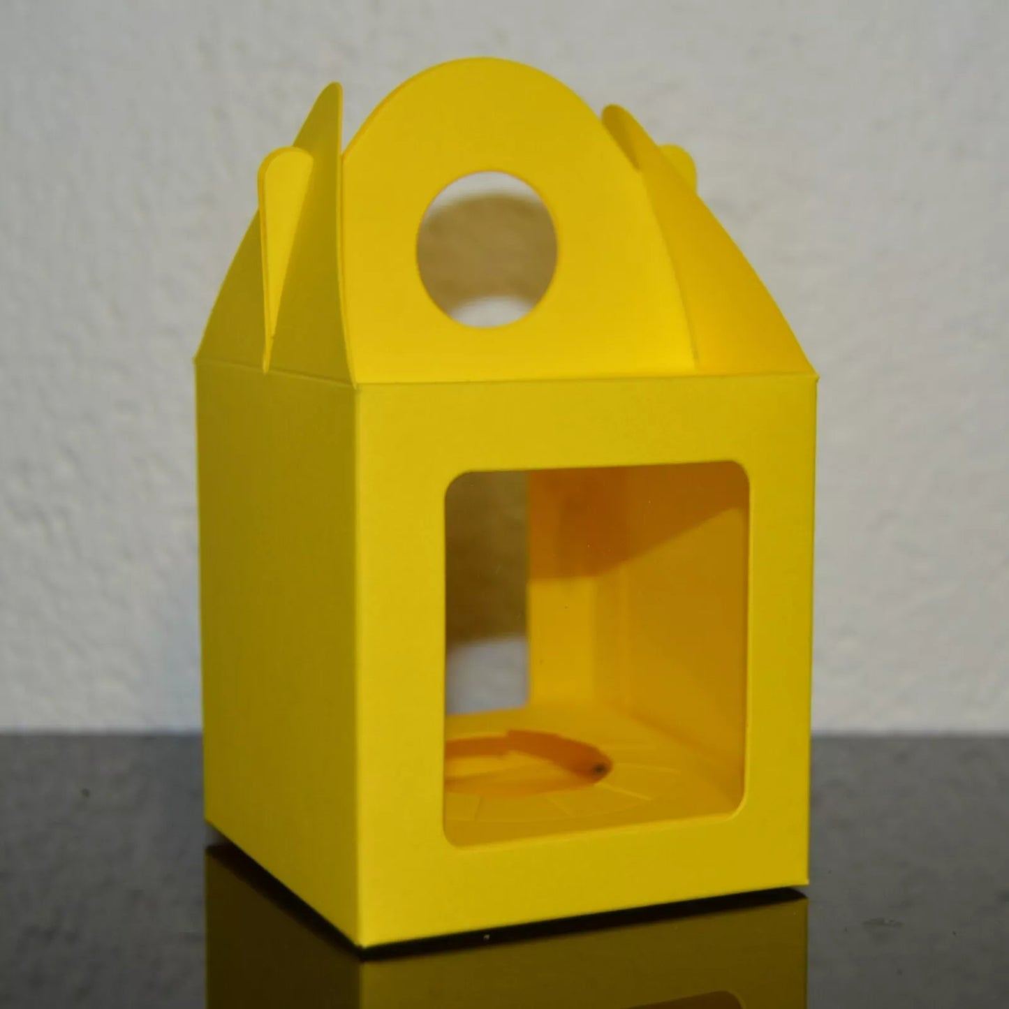 Bright Yellow Cupcake Muffin Presentation Box
