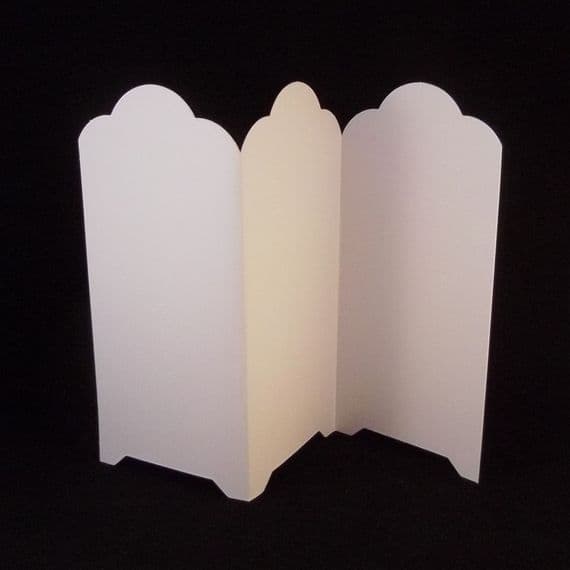 DL 3 Panel Screen Card Blanks & Envelopes