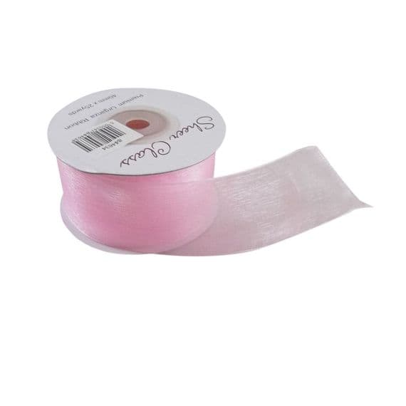 40mm Light Pink Organza Ribbon