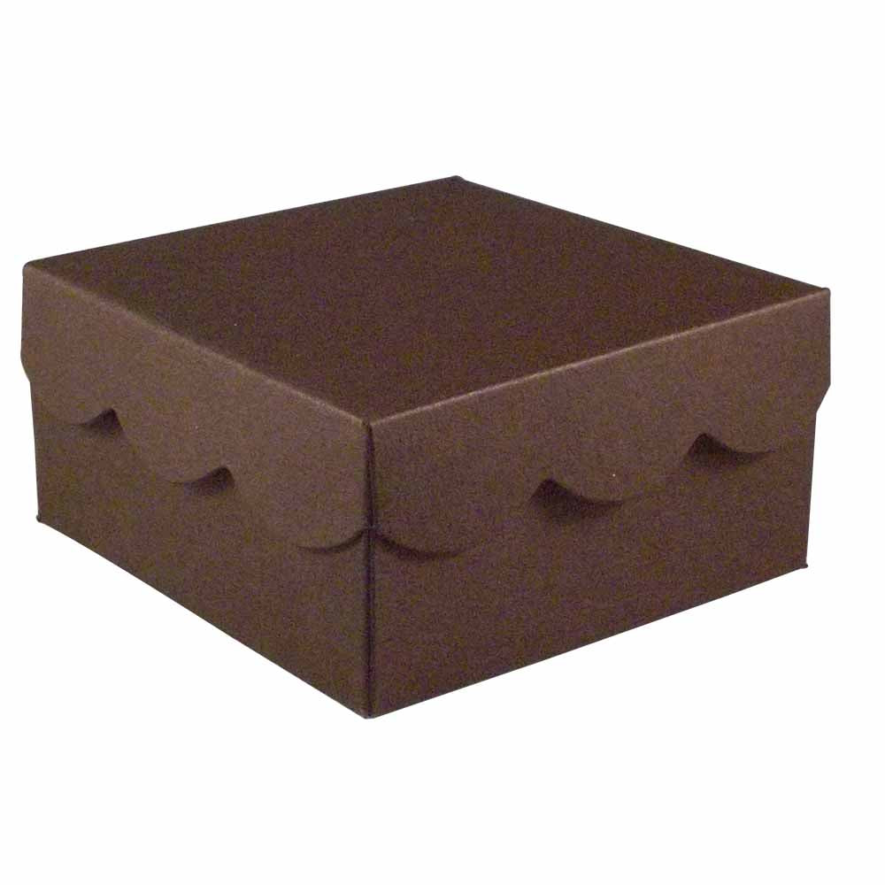 Scallop Lid Wedding Favour Boxes