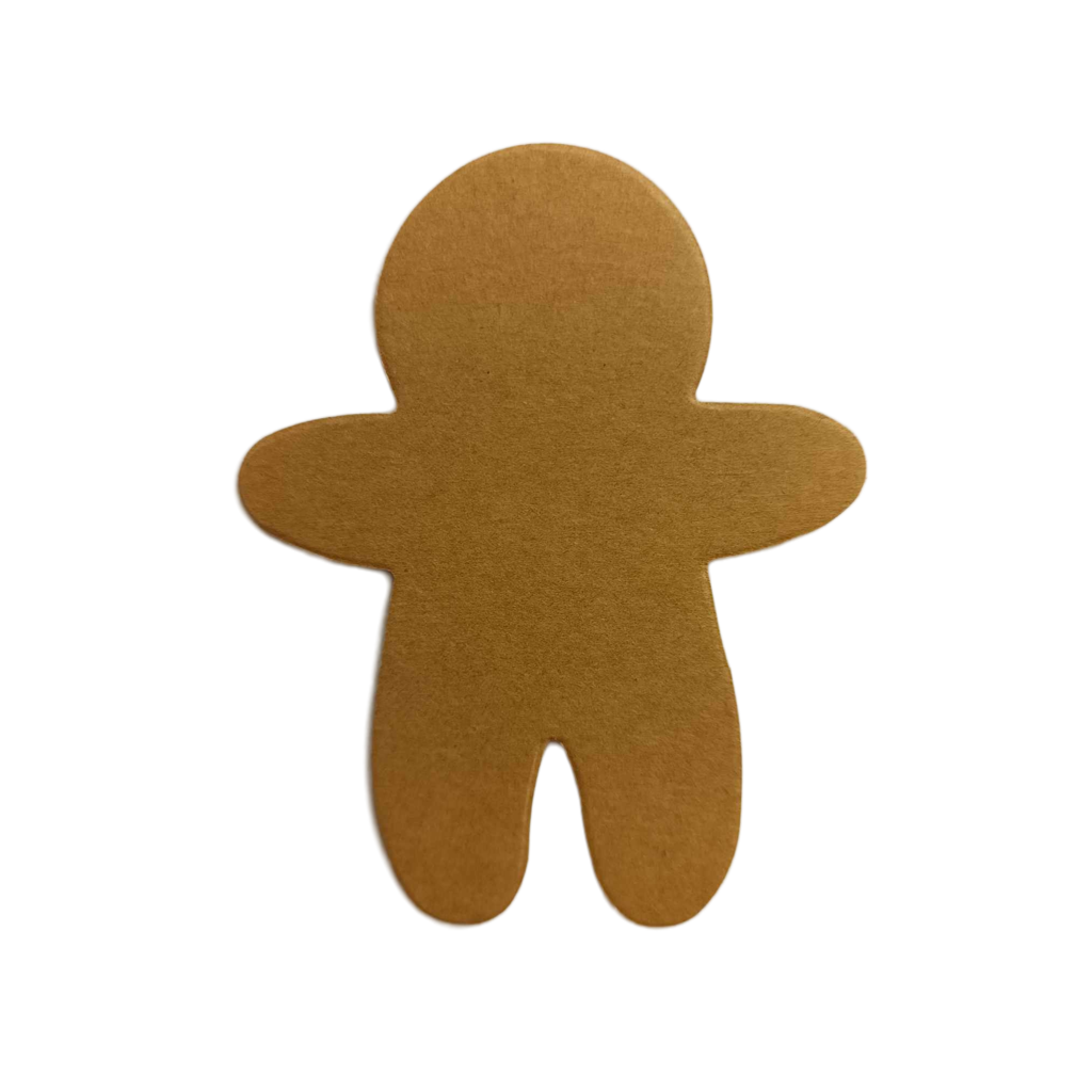 Gingerbread Man Xmas Card Topper