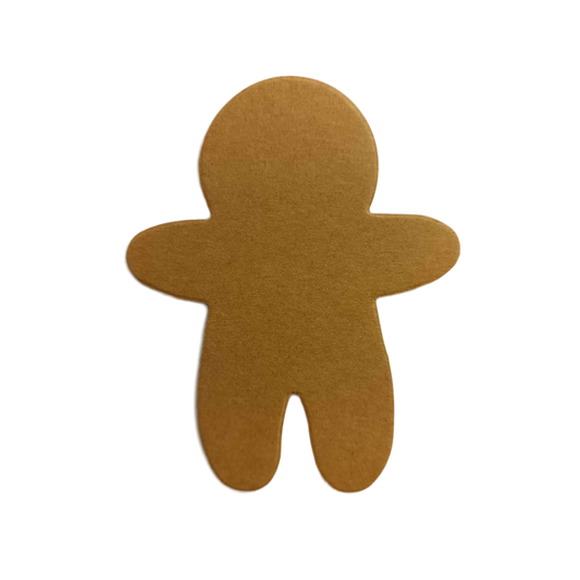 Gingerbread Man Xmas Card Topper