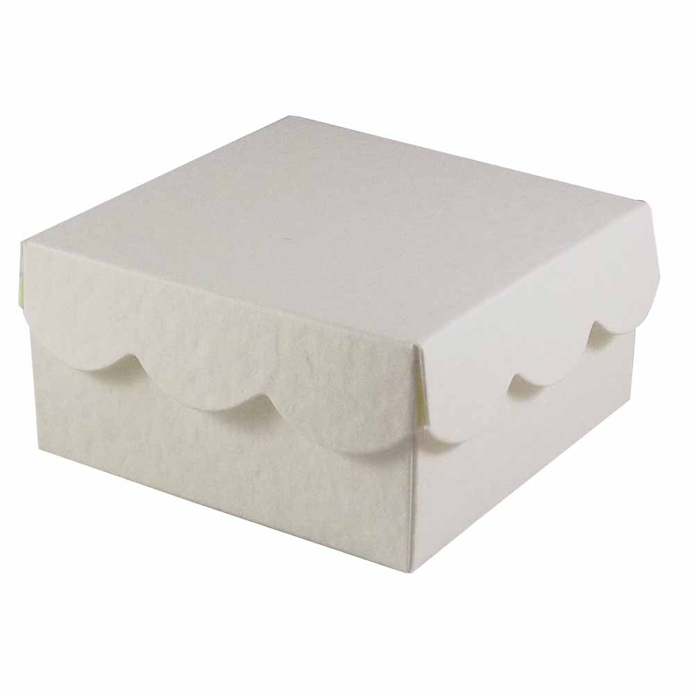 Scallop Lid Wedding Favour Boxes