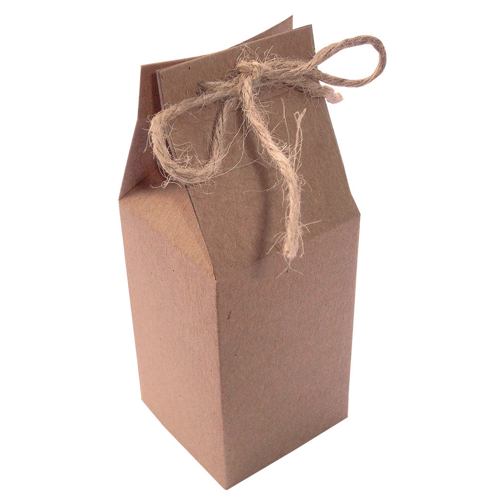 Vintage Milk Carton Style Favour Boxes